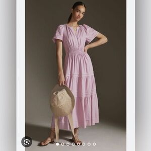 NWOT Anthropologie Linen Somerset Dress